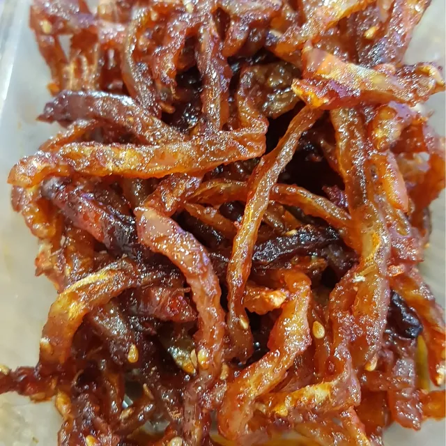 쥐포채볶음